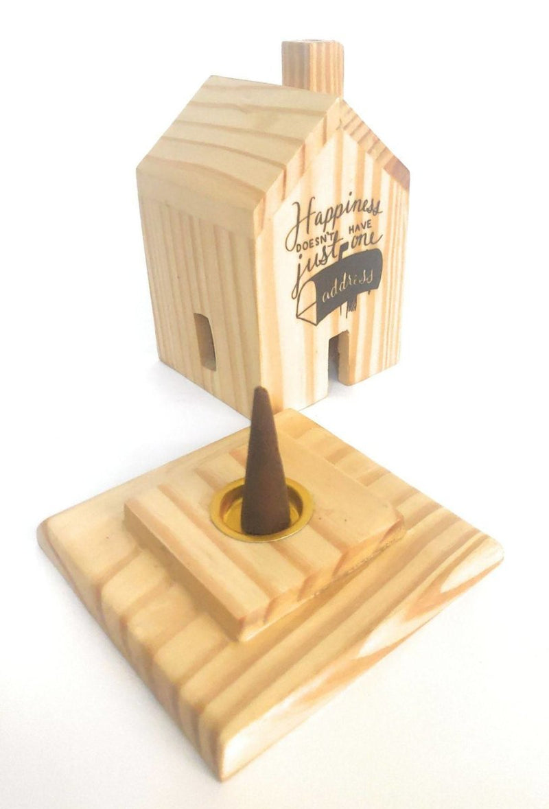 Buy Home Incense Holder Wooden | Shop Verified Sustainable Pooja Needs on Brown Living™