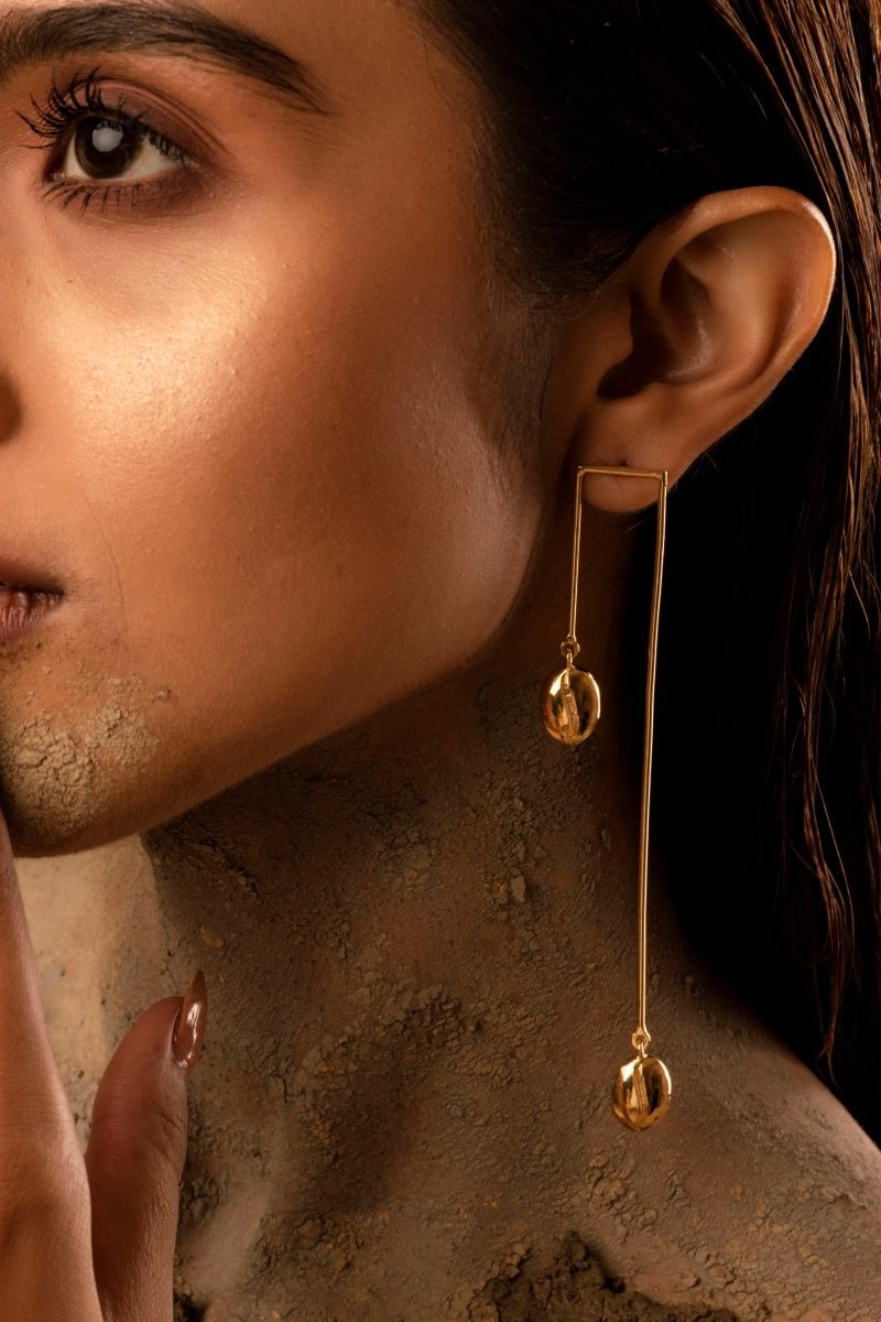 Buy Hot Stuff | Gold plated earrings | Shop Verified Sustainable Womens Earrings on Brown Living™