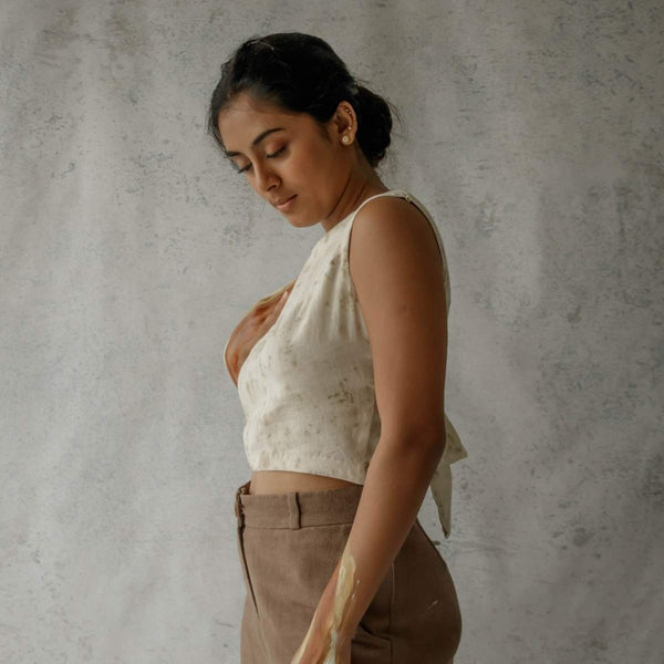 Buy Hymn Of Hope | Tie Back Top | Shop Verified Sustainable Womens top on Brown Living™