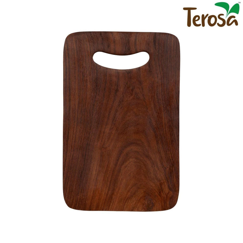 Buy Indian Rosewood or Sheesham Chopping Board Std - 12"x8" - Wooden | Shop Verified Sustainable Kitchen Tools on Brown Living™