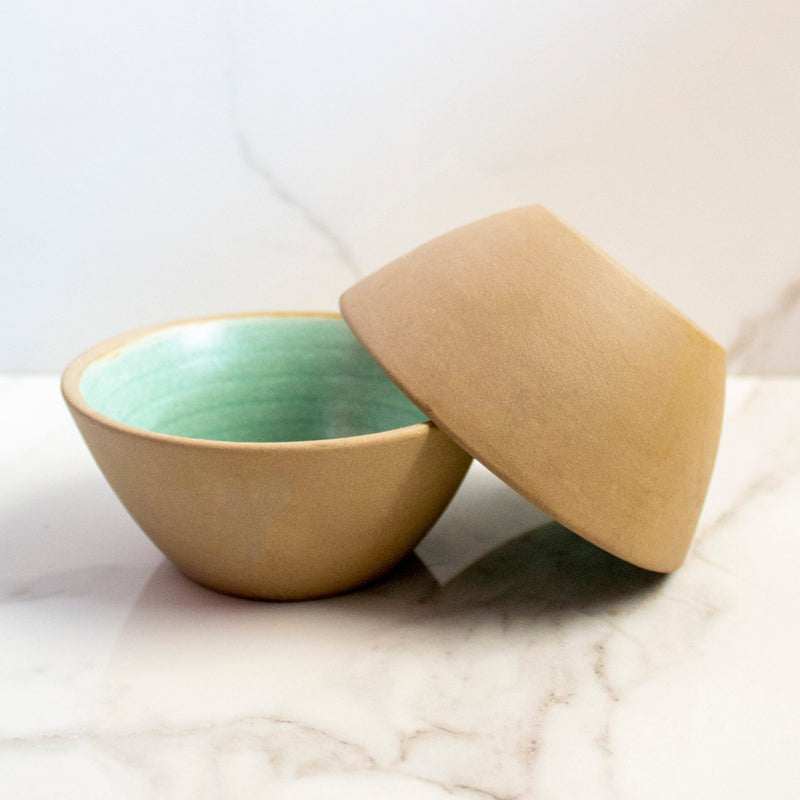 Inside Out Ceramic Soup Bowls ( Set of 2) | Verified Sustainable Plates & Bowls on Brown Living™