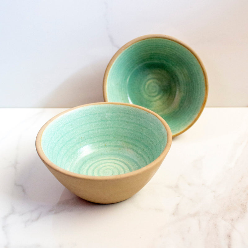 Inside Out Ceramic Soup Bowls ( Set of 2) | Verified Sustainable Plates & Bowls on Brown Living™