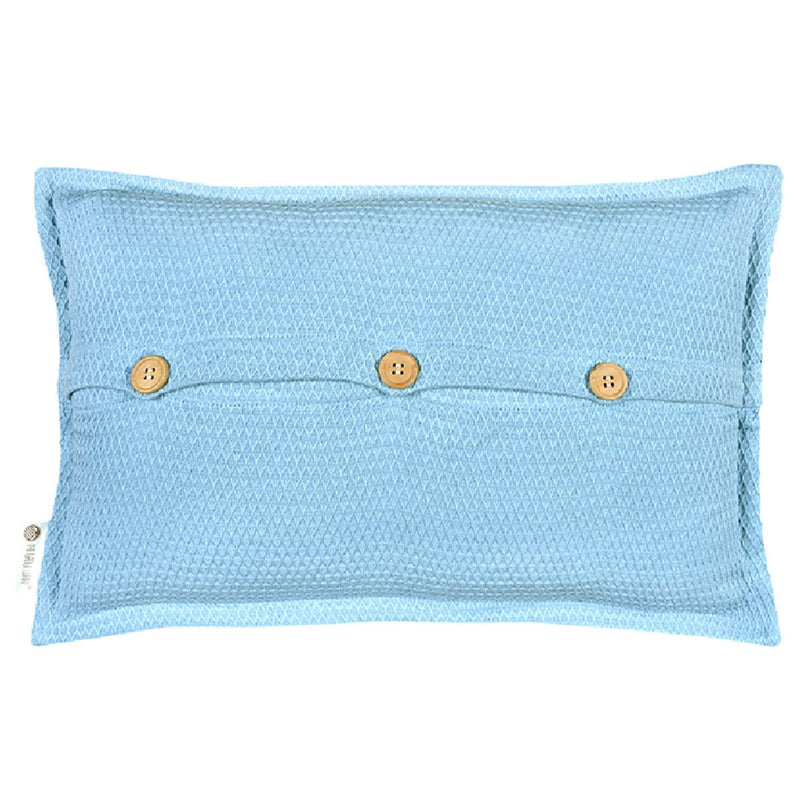 Buy Intertwined Blue Cushion Cover | Shop Verified Sustainable Covers & Inserts on Brown Living™