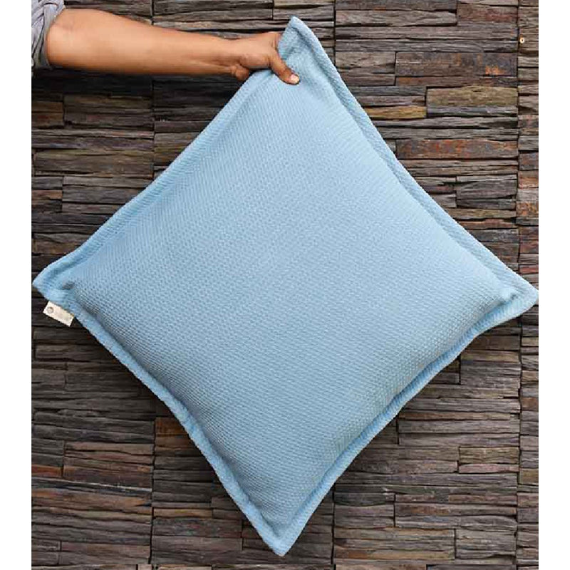 Buy Intertwined Blue Cushion Cover | Shop Verified Sustainable Covers & Inserts on Brown Living™