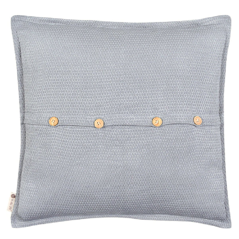 Buy Intertwined Grey Cushion Cover | Shop Verified Sustainable Covers & Inserts on Brown Living™