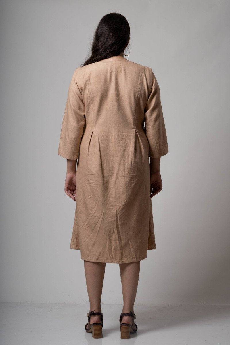 Buy Inverted Pleat Dress | Shop Verified Sustainable Womens Dress on Brown Living™