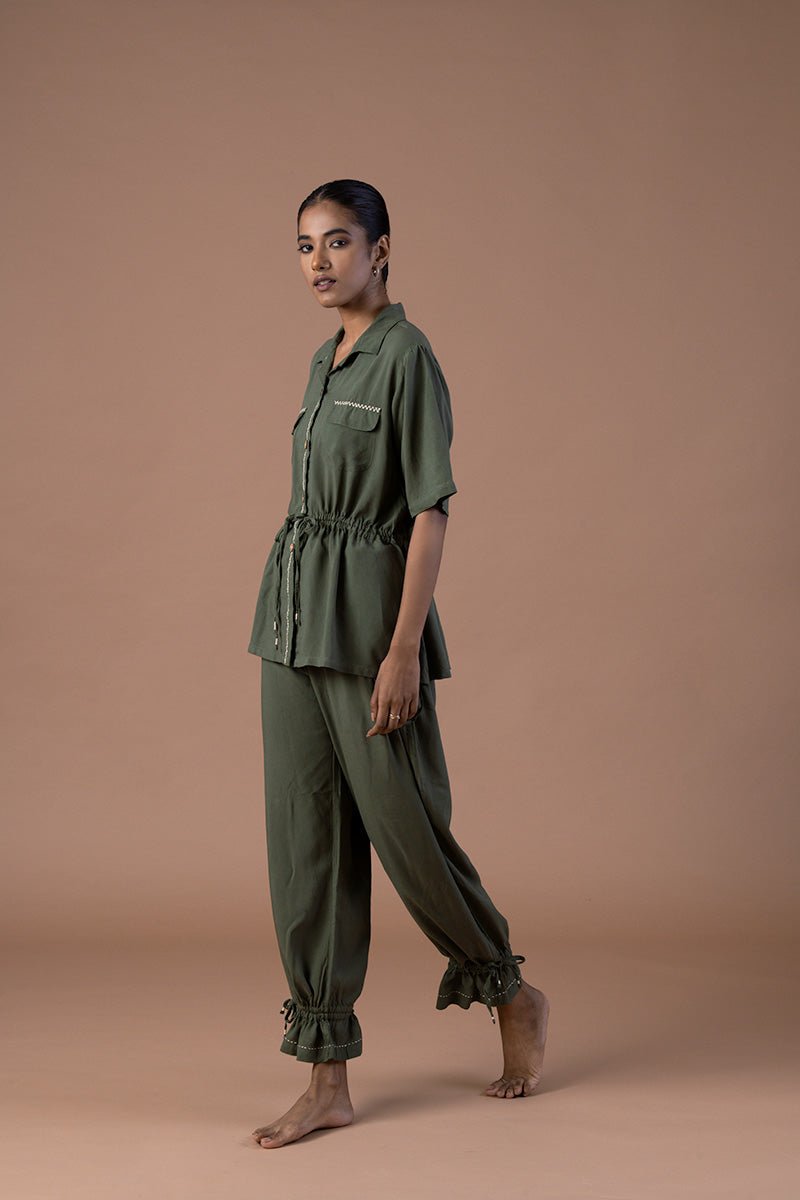 Buy Jaitooni Rayon Trouser | Shop Verified Sustainable Products on Brown Living