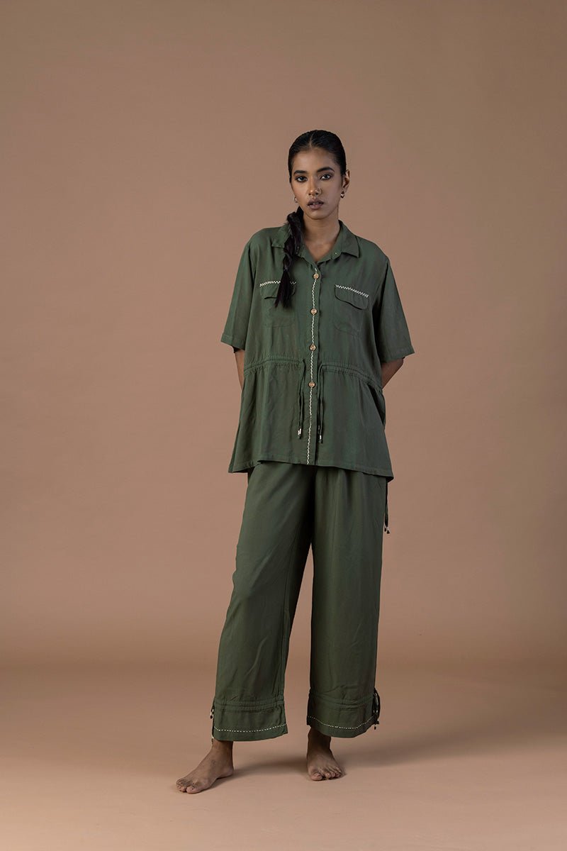 Buy Jaitooni Rayon Trouser | Shop Verified Sustainable Products on Brown Living