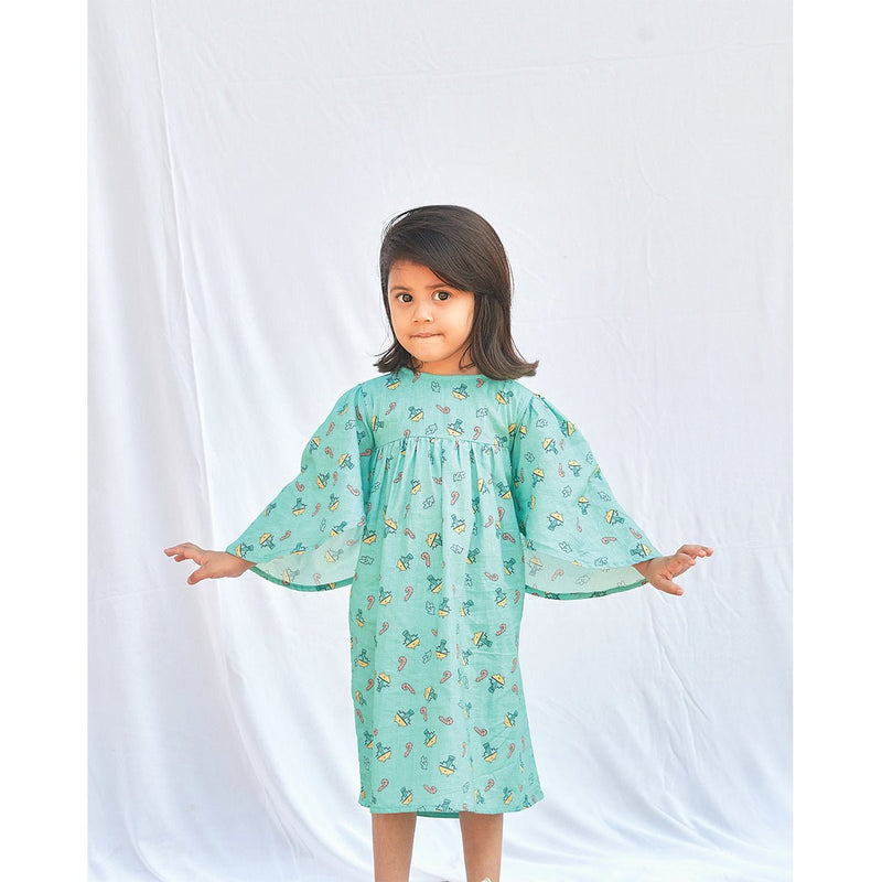 Buy Joyshroom Dress | For kids of age 3-8 years | Shop Verified Sustainable Kids Frocks & Dresses on Brown Living™