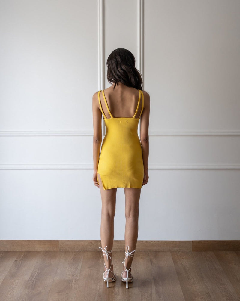 Buy Julia Dress - Yellow | Shop Verified Sustainable Womens Dress on Brown Living™