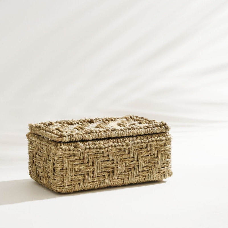 Buy June - Handcrafted Natural Storage Box | Shop Verified Sustainable Baskets & Boxes on Brown Living™