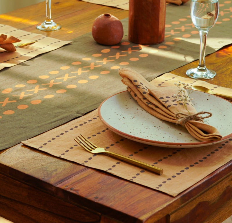 Buy Kaincha Pure Hemp Placemats | Set of 2/4/6 | Shop Verified Sustainable Table Linens on Brown Living™