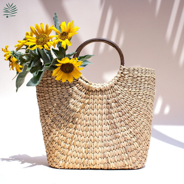 Buy Kauna Grass Retro Tote Bag | Shop Verified Sustainable Tote Bag on Brown Living™