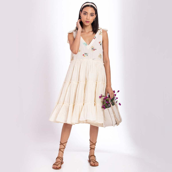 Buy Knot-Me! Organic Cotton Summer Dress | Shop Verified Sustainable Womens Dress on Brown Living™