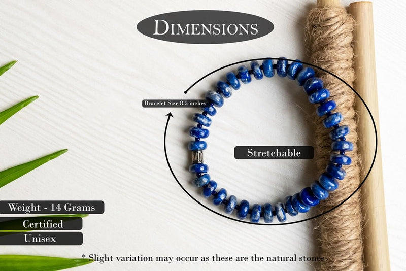 Buy Lapis Lazuli for wisdom, self-expression, insomnia, depression & thyroid issues | Shop Verified Sustainable Womens Accessories on Brown Living™