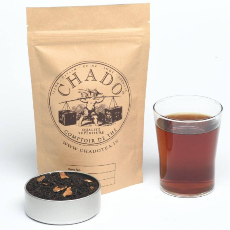 Buy Lemon Flavored Tea with Lemon Peels - 50g | Shop Verified Sustainable Tea on Brown Living™