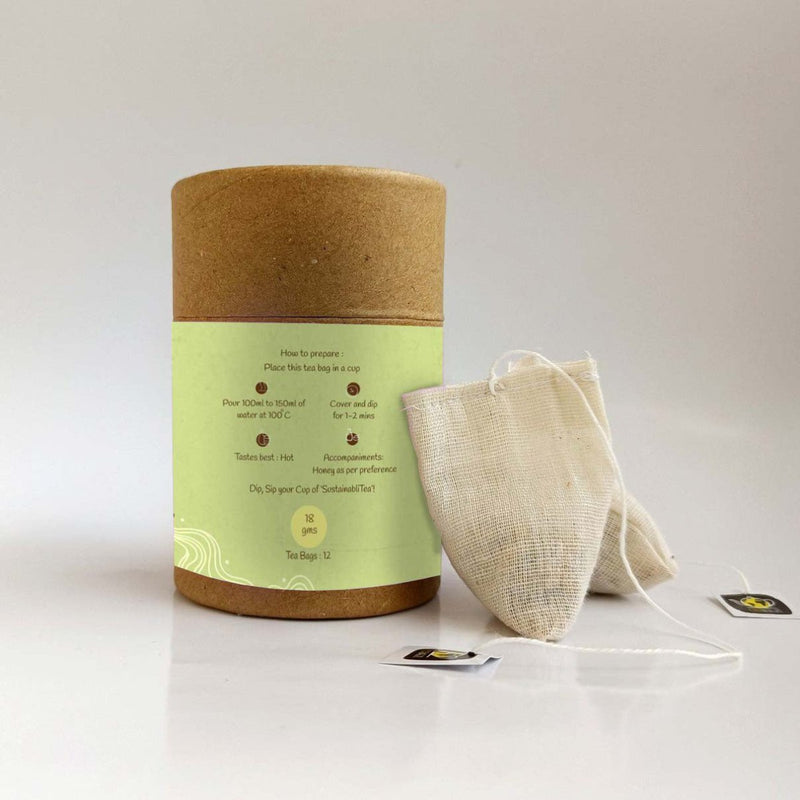 Buy Lemongrass Love Herbal Tea |Tea Bags - 18gms | Shop Verified Sustainable Tea on Brown Living™