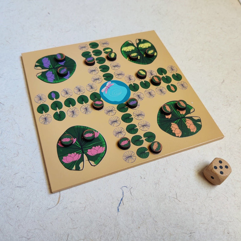 Let's Ludo- Wooden Miniature Ludo | Verified Sustainable Learning & Educational Toys on Brown Living™