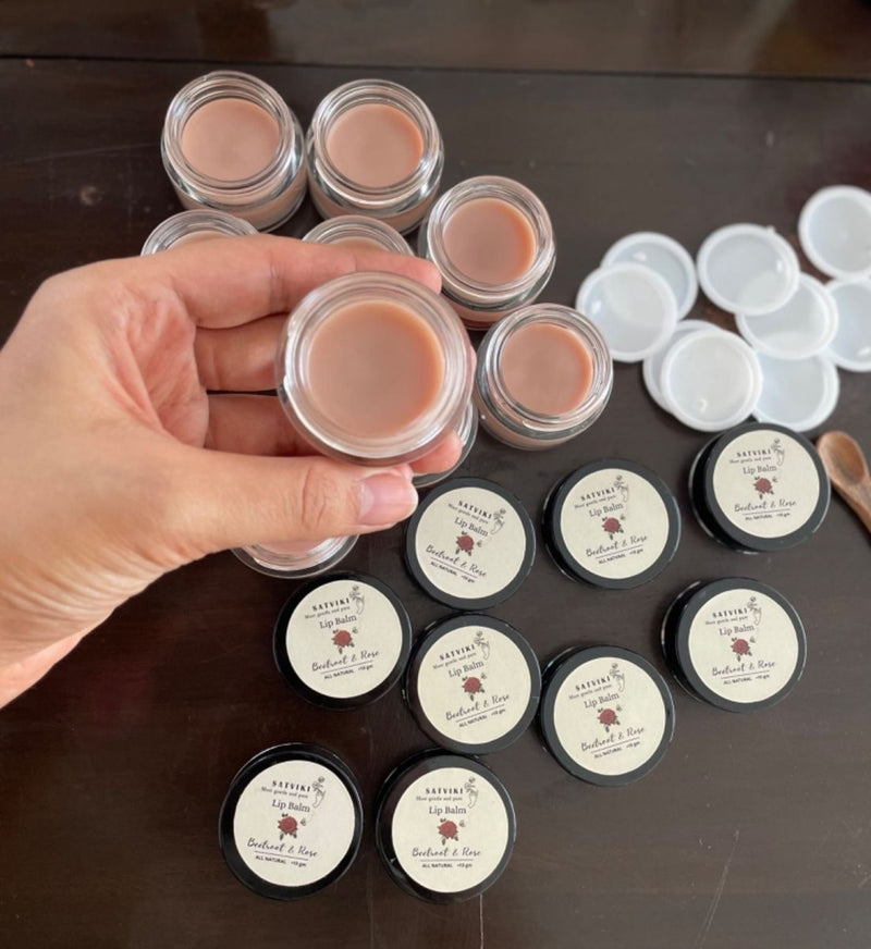 Buy Lip Balm | Beetroot & Rose | Shop Verified Sustainable Lip Balms on Brown Living™