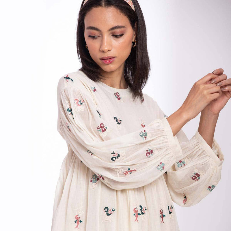 Buy Little Birdy Organic Cotton Dress | Shop Verified Sustainable Womens Dress on Brown Living™