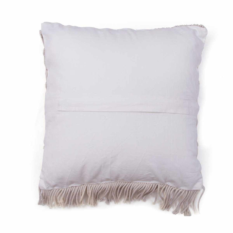 Buy Macrame Cushions 3 | Cream/Off white | Shop Verified Sustainable Covers & Inserts on Brown Living™