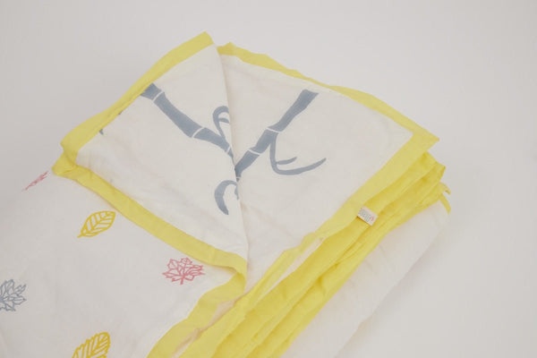 Buy Single Quilt - K for Koala - Yellow | Shop Verified Sustainable Bed Linens on Brown Living™