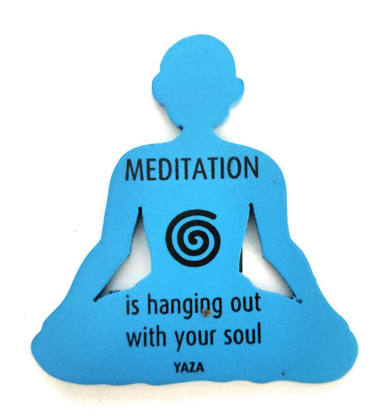 Buy Meditation Magnet | Shop Verified Sustainable Decor & Artefacts on Brown Living™