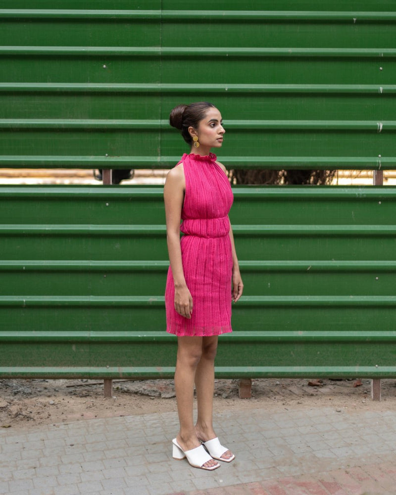 Buy Mia Dress - Bright Pink | Shop Verified Sustainable Womens Dress on Brown Living™