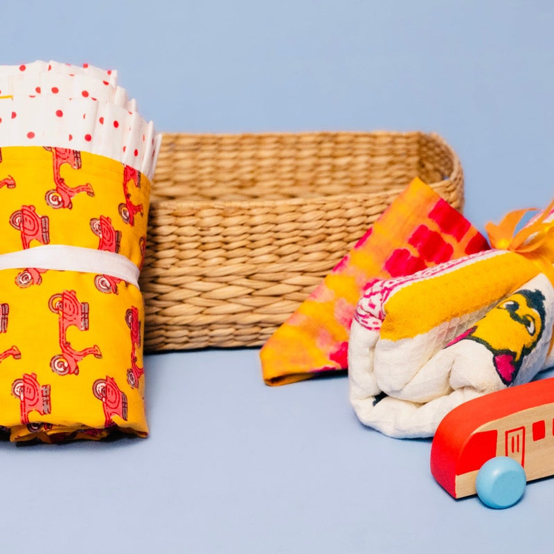 Buy Mini Aloka Baby Hamper- Penguins | Shop Verified Sustainable Gift Hampers on Brown Living™