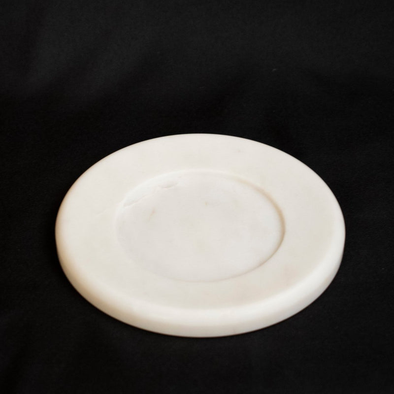 Buy Moon Marble Trinket Tray White | Shop Verified Sustainable Decor & Artefacts on Brown Living™