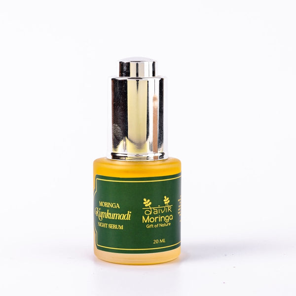 Buy Moringa Kumkumadi Night Serum | Shop Verified Sustainable Face Serum on Brown Living™