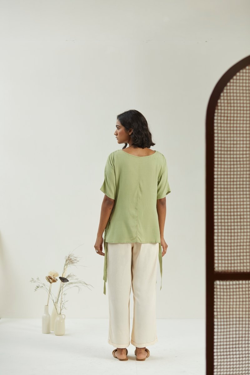 Buy Moss Green Top | Womens Top | Shop Verified Sustainable Womens Top on Brown Living™