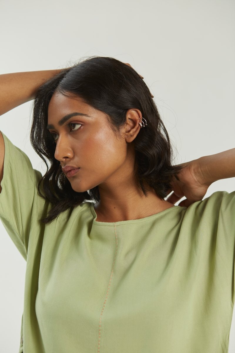 Buy Moss Green Top | Womens Top | Shop Verified Sustainable Womens Top on Brown Living™