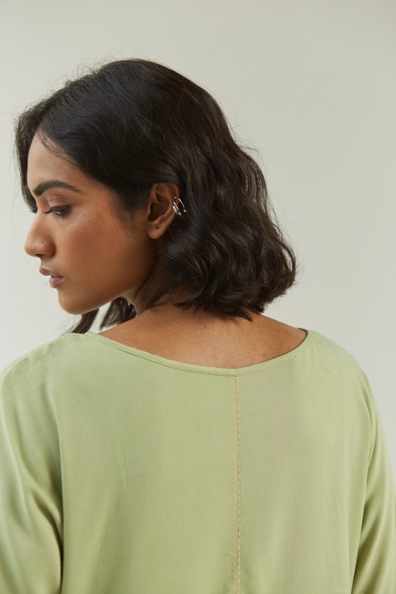 Buy Moss Green Top | Womens Top | Shop Verified Sustainable Womens Top on Brown Living™