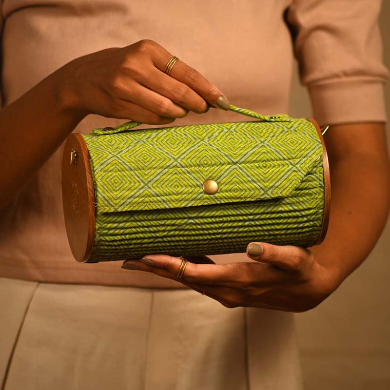 Buy Mystic Valley Round Clutch | Shop Verified Sustainable Womens Bag on Brown Living™