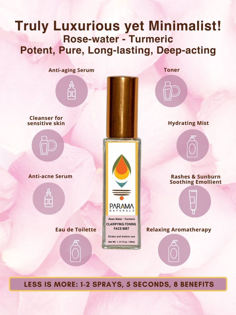 Buy Natural Clarifying and Toning Facial Mist - Refreshing Hydration for Sensitive and Acne-Prone Skin | 30ml | Shop Verified Sustainable Face Toner on Brown Living™