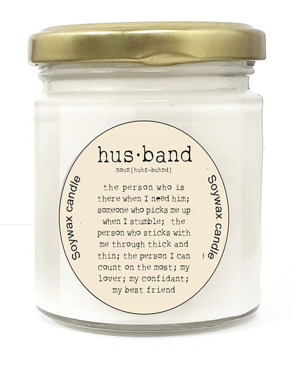 Buy Naturals Scented Candle- Husband | Shop Verified Sustainable Candles & Fragrances on Brown Living™