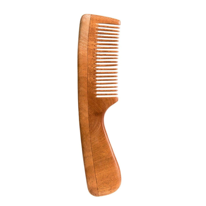 Buy Neem Comb - Fine Tooth -for setting your hair - Pack of 2 | Shop Verified Sustainable Hair Comb on Brown Living™