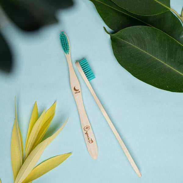 Buy Neem Toothbrush - Pack of 2 | Shop Verified Sustainable Tooth Brush on Brown Living™