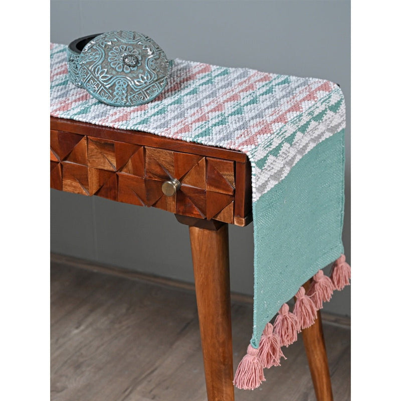 Buy Neo Nordic Cotton Table Runner | Shop Verified Sustainable Table Linens on Brown Living™