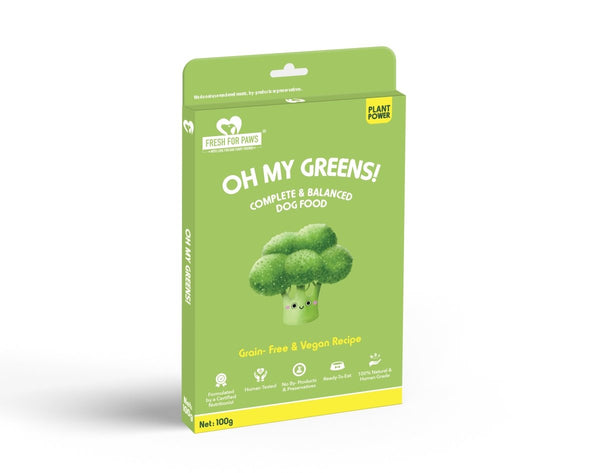 Buy Oh My Greens | 300 gram | Shop Verified Sustainable Pet Food on Brown Living™