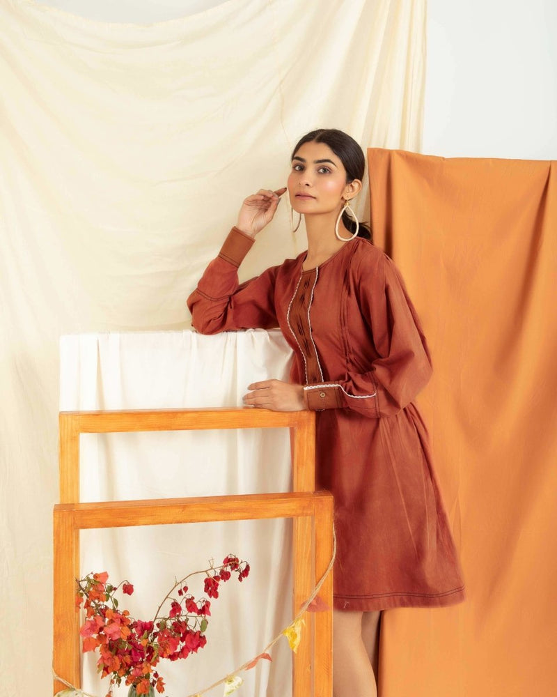 Buy Olivia Red Dress | Shop Verified Sustainable Womens Dress on Brown Living™