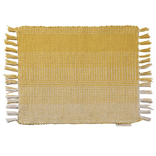 Buy Ombre Cotton Placemat (Ocre) | Shop Verified Sustainable Table Essentials on Brown Living™