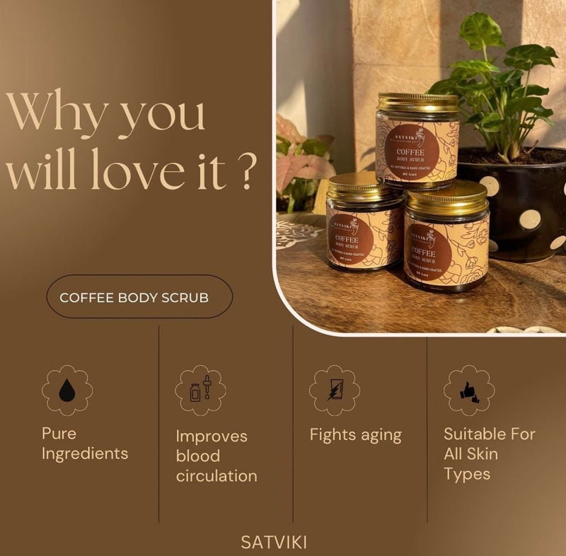 Buy Organic Coffee Body Scrub | All Natural | Shop Verified Sustainable Body Scrub on Brown Living™