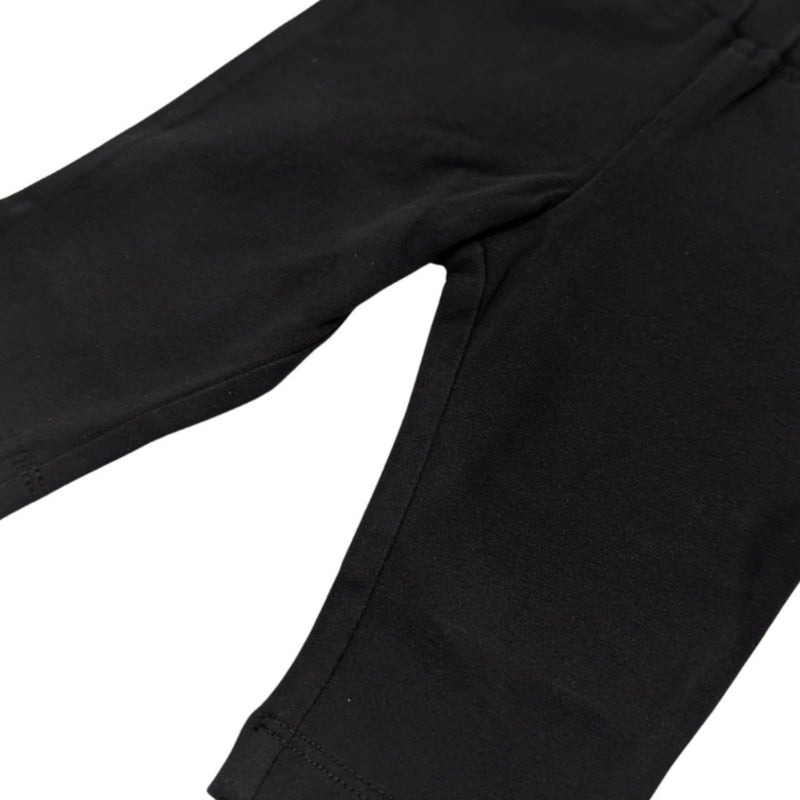 Buy Organic Cotton Girl Leggings - Black | Shop Verified Sustainable Girls Leggings on Brown Living™