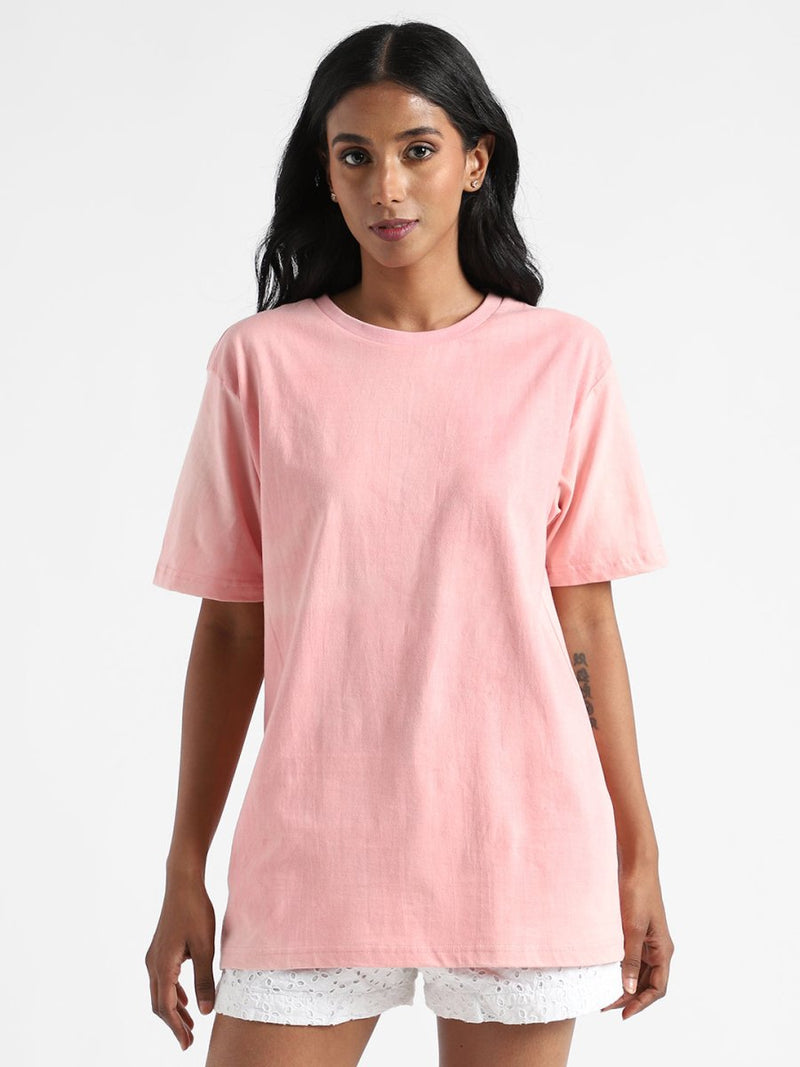 Buy Organic Cotton & Naturally Dyed Light Women's Pink T-shirt | Shop Verified Sustainable Womens T-Shirt on Brown Living™