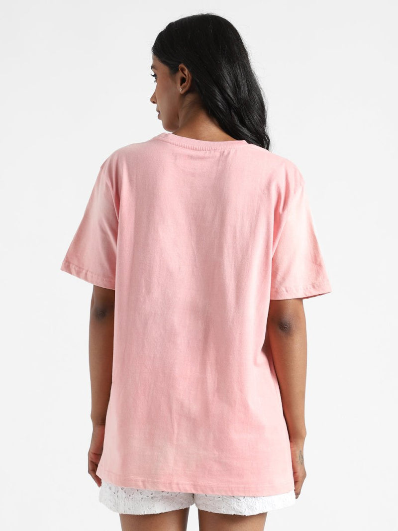 Buy Organic Cotton & Naturally Dyed Light Women's Pink T-shirt | Shop Verified Sustainable Womens T-Shirt on Brown Living™