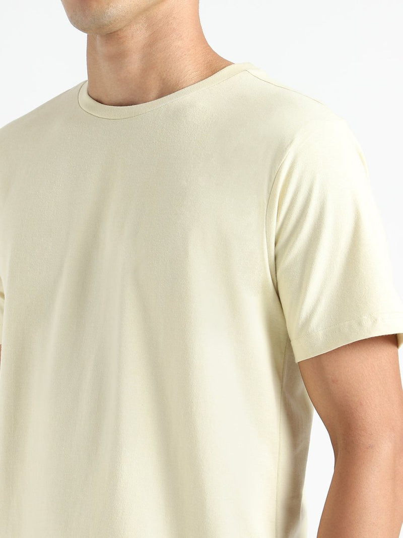 Buy Organic Cotton & Naturally Dyed Turmeric Yellow Men's T-shirt | Shop Verified Sustainable Mens Tshirt on Brown Living™