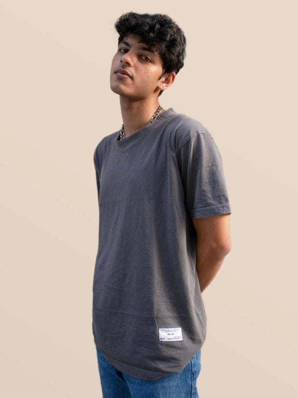 Buy Organic Cotton T-Shirt - Slate Grey | Shop Verified Sustainable Mens Tshirt on Brown Living™