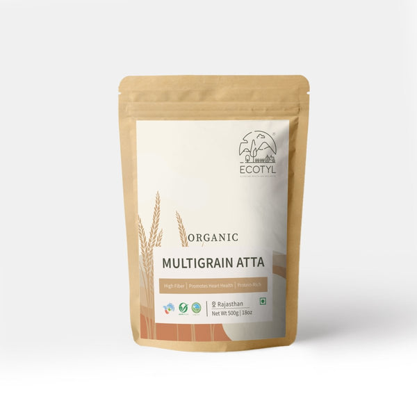 Buy Organic Multigrain Atta - Set of 2 (500 g Each) | Shop Verified Sustainable Cooking & Baking Supplies on Brown Living™